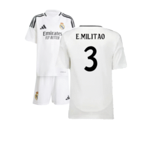 Real Madrid Éder Militão 3 Heimtrikot Kinder 2024-2025