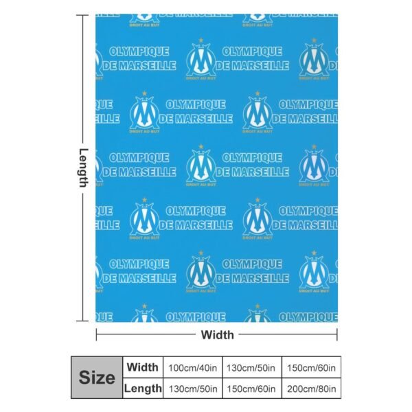 Olympique De Marseille Decken, Superweiche Decken, Verschiedene Größen Von Decken