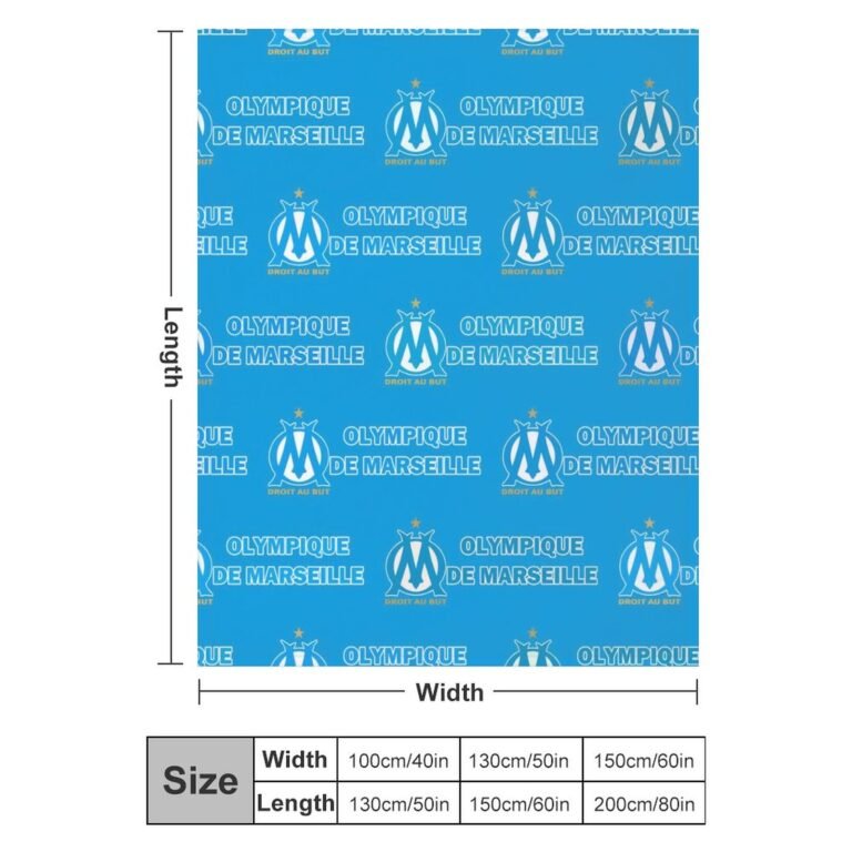 Olympique De Marseille Decken, Superweiche Decken, Verschiedene Größen Von Decken