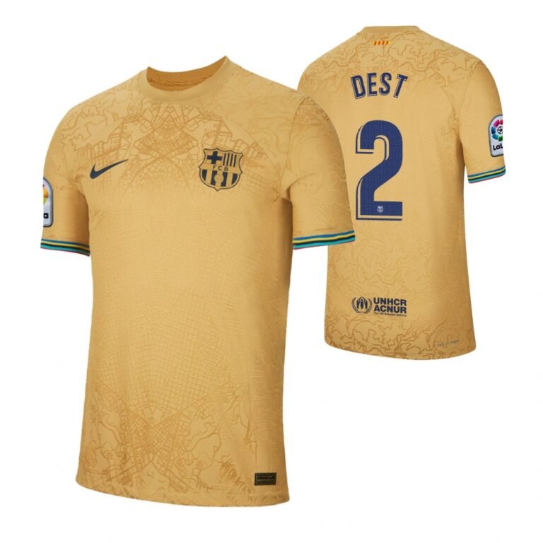 FC Barcelona Sergino Dest 2 Away Trikot 2022-2023