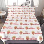AS Monaco Bettwäscheset 3 Stück Kinder Erwachsene Steppdeckenbezug Steppdeckenbezug Multi Size Laken Set