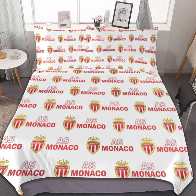 AS Monaco Bettwäscheset 3 Stück Kinder Erwachsene Steppdeckenbezug Steppdeckenbezug Multi Size Laken Set