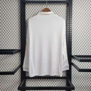 Real Madrid Retro Langarm Home Trikot 2011-2012 - Weiß