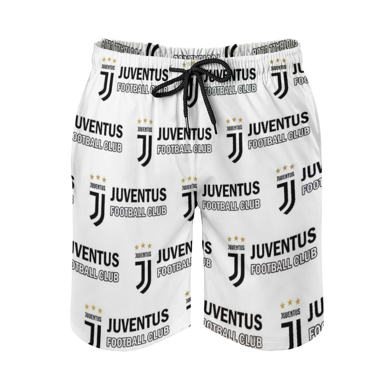 Juventus FC Herren Badehose Schnelltrocknende Strandshorts Mit Tasche Kordelzug Shorts Juventus FC Herren Badehose Schnelltrocknende Strandshorts Mit Tasche Kordelzug Shorts