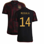 Deutschland Jamal Musiala 14 Away Trikot WM 2022