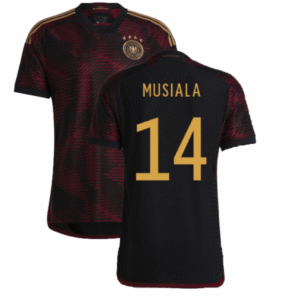 Deutschland Jamal Musiala 14 Away Trikot WM 2022