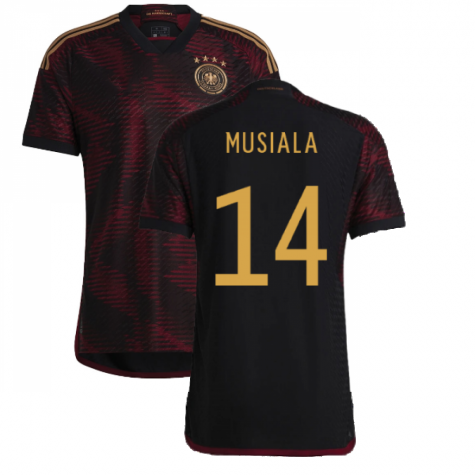 Deutschland Jamal Musiala 14 Away Trikot WM 2022 Deutschland Jamal Musiala 14 Away Trikot WM 2022