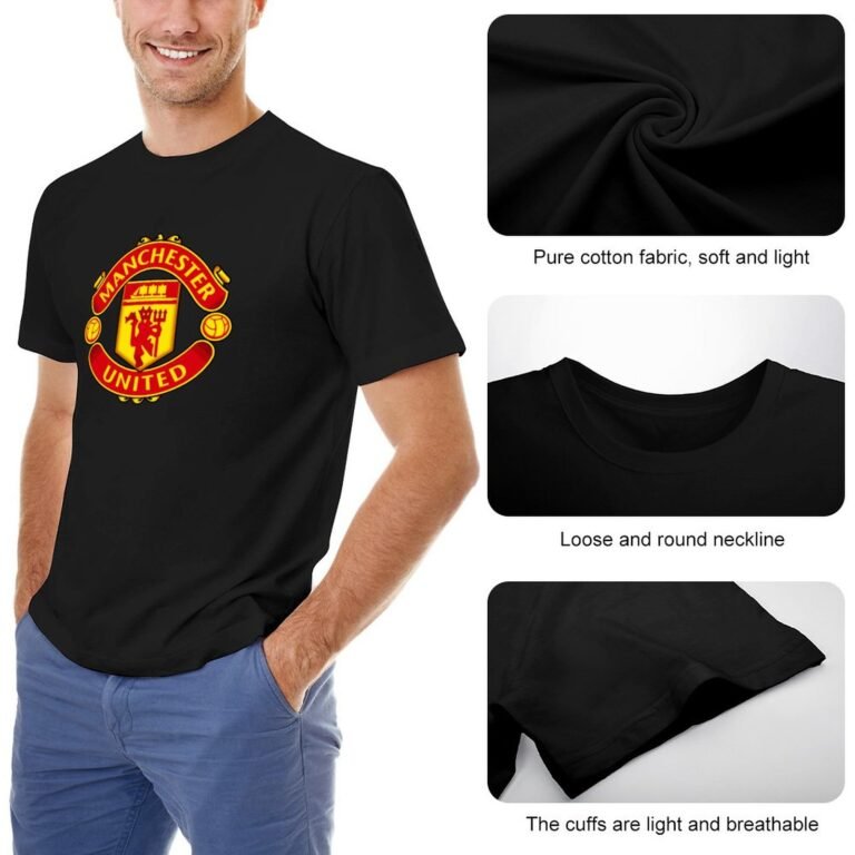 Manchester United Core Stretch Slim Cneck Gildan Tee T-Shirt Herren