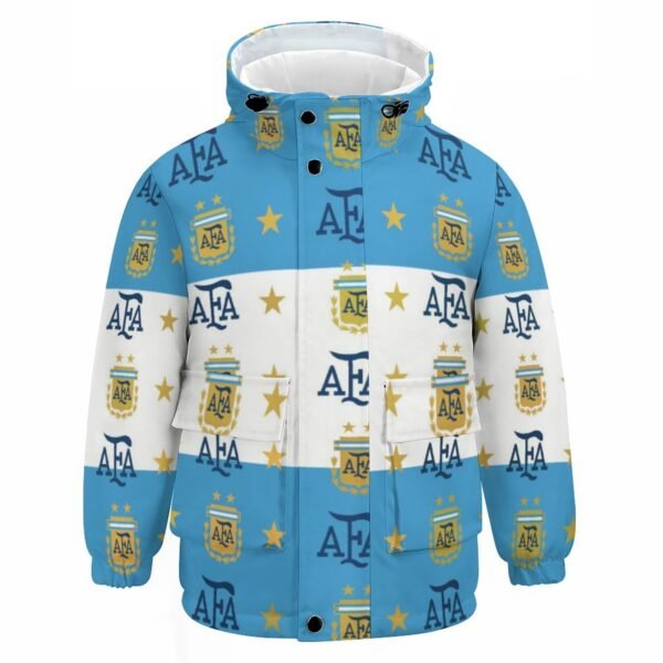 Argentinien Kinder Winddicht Outdoorjacke Mit Kapuze Sweatjacke Windbreaker