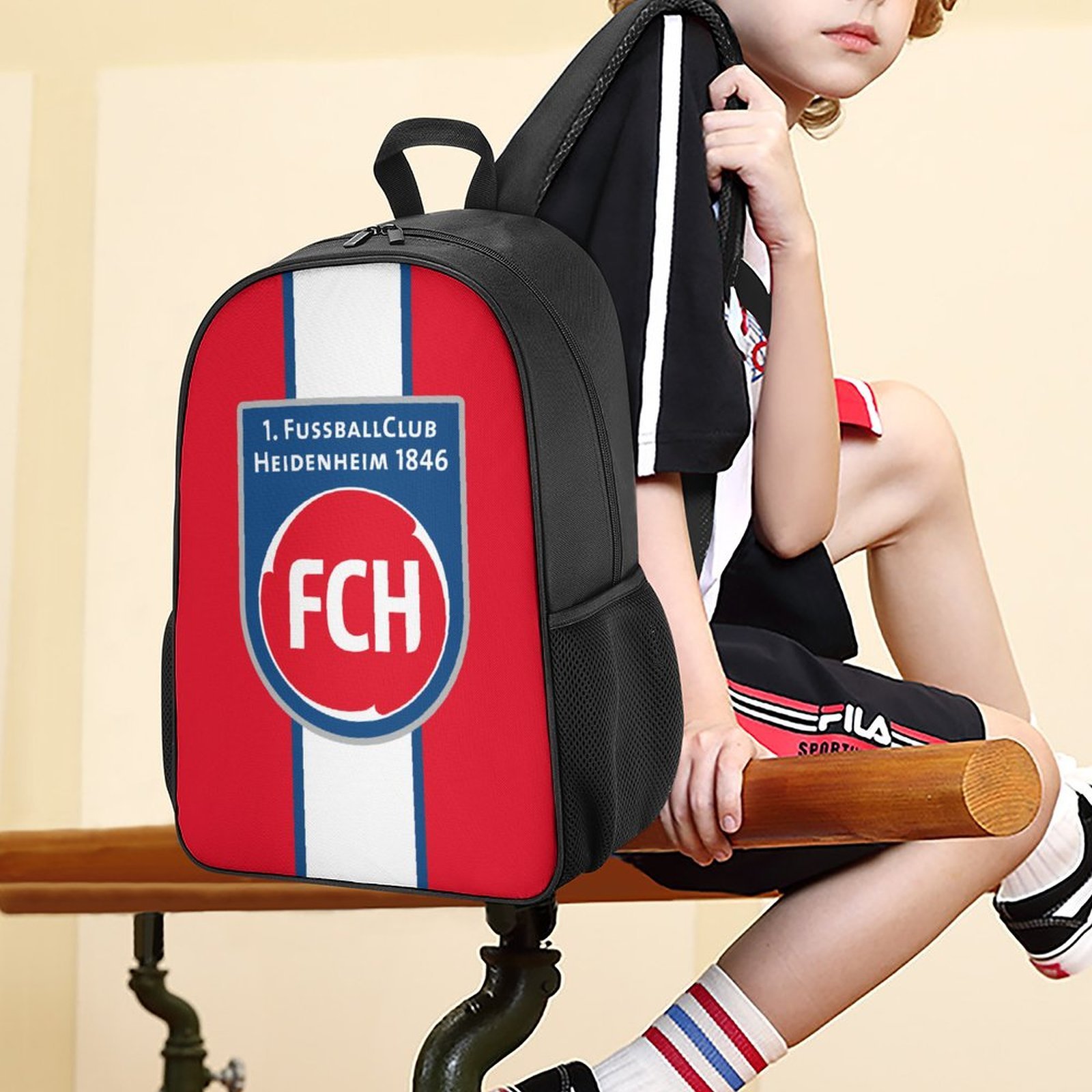 FC Heidenheim Kinderschultaschen Rucksäcke Für Jungen Und Mädchen FC Heidenheim Kinderschultaschen Rucksäcke Für Jungen Und Mädchen