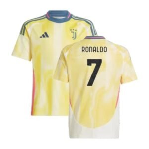 Juventus Cristiano Ronaldo 7 Auswärtstrikot Kinder 2024-2025