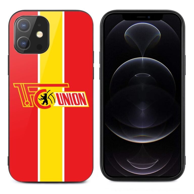 FC Union Berlin Stoßfest Glaskasten Handyhüllen & Cover Für IPhone 12