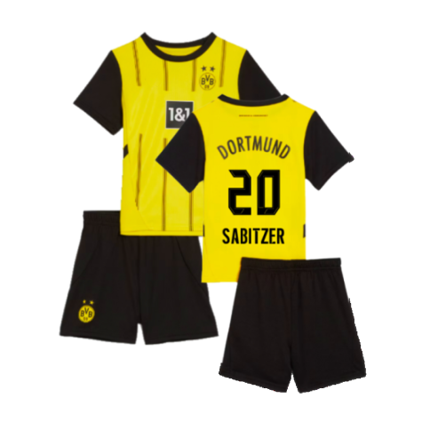 Borussia Dortmund Marcel Sabitzer 20 Heimtrikot Kinder 2024-2025