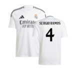 Real Madrid Sergio Ramos 4 Home Trikot 2024-2025