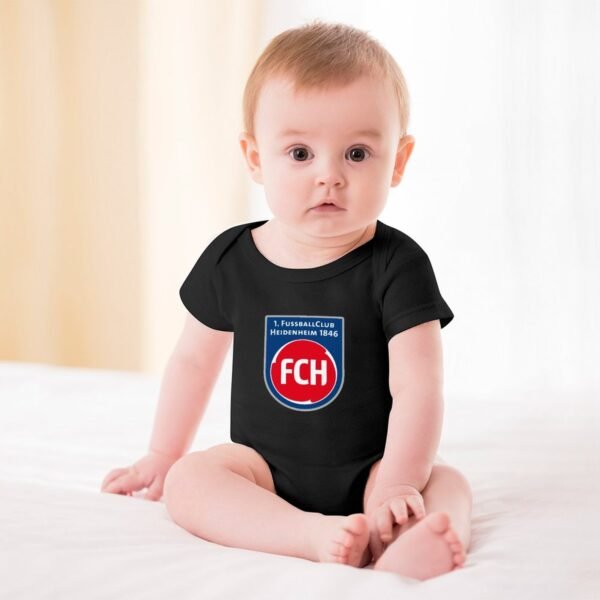 FC Heidenheim Baby Bodysuit Strampler Schlafanzug Mit Kurzen Ärmeln