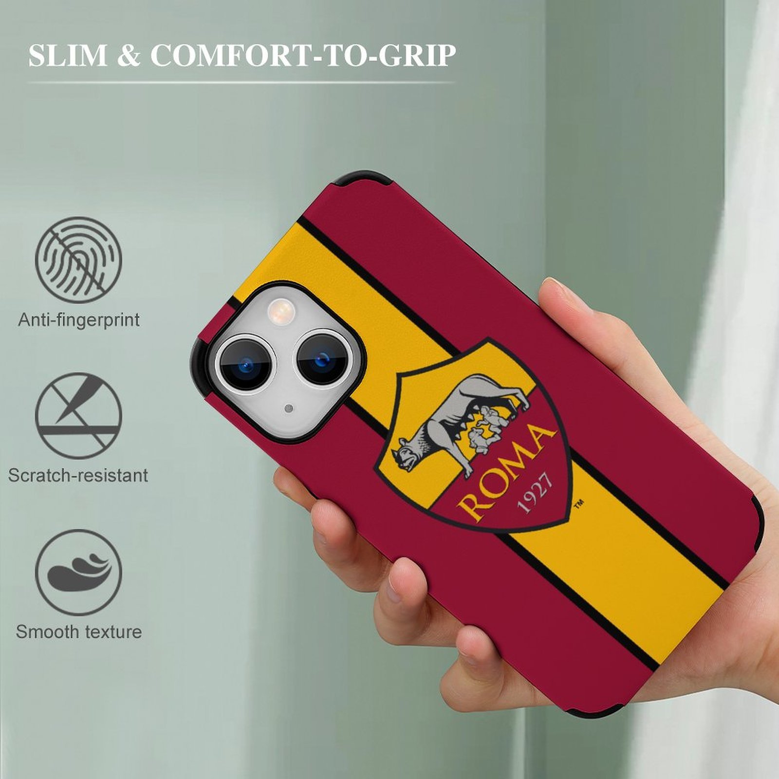 AS Rom Stoßfest Und Schützend Handyhüllen & Cover Für IPhone 13 AS Rom Stoßfest Und Schützend Handyhüllen & Cover Für IPhone 13