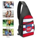 FC Heidenheim Crossbody Backpack Leichte Umhängetaschen Sling-Rucksack
