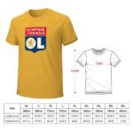 Olympique Lyonnais Core Stretch Slim Cneck Gildan Tee T-Shirt Herren