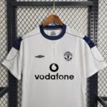 Manchester United Retro Away Trikot 1999-2000 - Weiß
