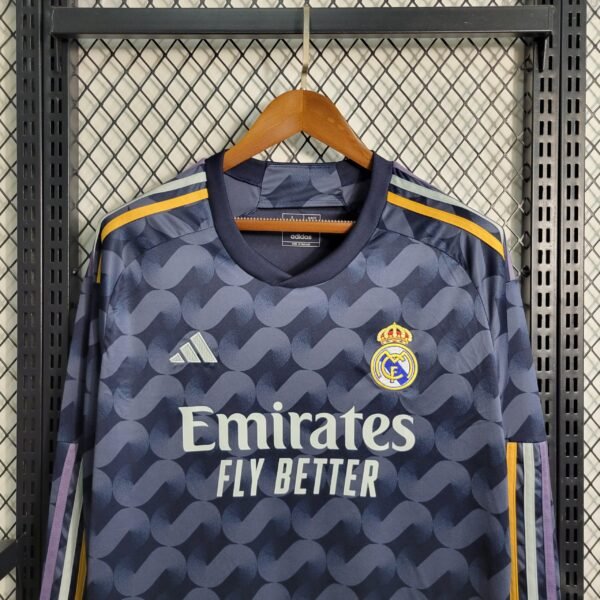 Real Madrid Langarm Away Trikot 2023-2024 - Schwarz