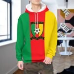 Kamerun Kapuzenpulli Mit Fleece Für Männer Und Frauen