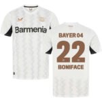 Bayer Leverkusen Victor Boniface 22 Away Trikot 2024-2025