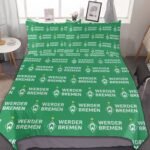 Werder Bremen Bettwäscheset 3 Stück Kinder Erwachsene Steppdeckenbezug Steppdeckenbezug Multi Size Laken Set
