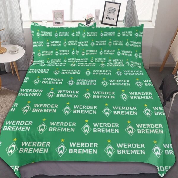 Werder Bremen Bettwäscheset 3 Stück Kinder Erwachsene Steppdeckenbezug Steppdeckenbezug Multi Size Laken Set