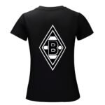 Monchengladbach Damen Kurzarm Rundhals T-Shirt Casual Sommer Tops