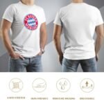 FC Bayern München Core Stretch Slim Cneck Gildan Tee T-Shirt Herren