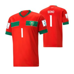 Marokko Yassine Bounou (Bono) 1 Home Trikot WM 2022