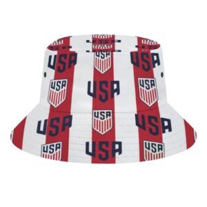 Vereinigten Staaten Karomuster Sommer Sonnenhut Reversible Bucket Hat