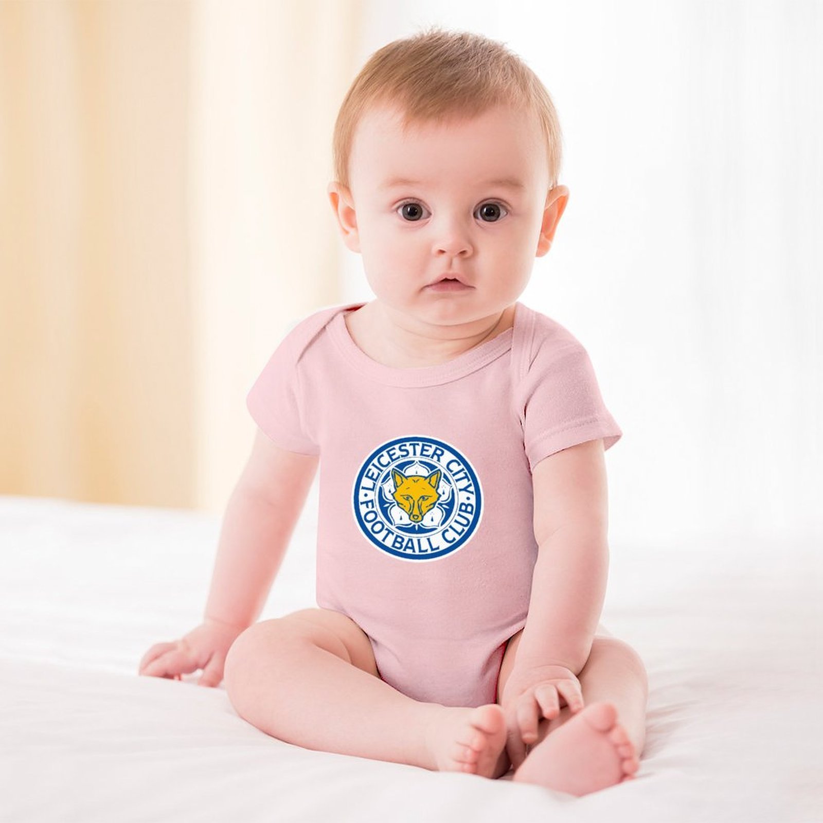 Leicester City Baby Bodysuit Strampler Schlafanzug Mit Kurzen Ärmeln Leicester City Baby Bodysuit Strampler Schlafanzug Mit Kurzen Ärmeln