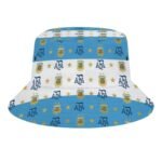 Argentinien Karomuster Sommer Sonnenhut Reversible Bucket Hat