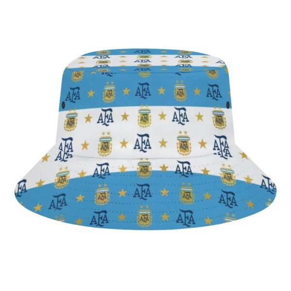Argentinien Karomuster Sommer Sonnenhut Reversible Bucket Hat