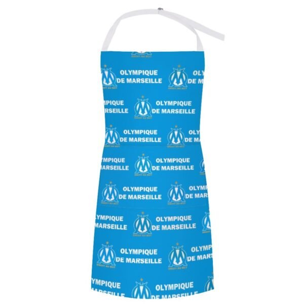 Olympique De Marseille Wasserdichte Schürze Wasserdichte Schürze Mit Taschen Für Küchenfarbe Und Mehr.