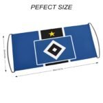 Hamburger SV Transparente Beim Fußballspiel, Fans Schwenken Fahnen