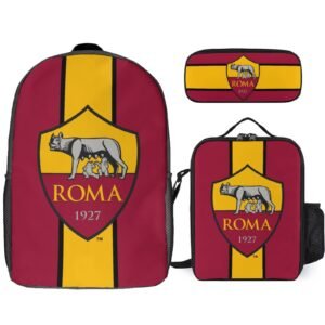 AS Rom Student Schulranzen Lunchbag Stifttasche Kombination