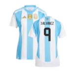 Frauen Argentinien Julián Álvarez 9 Home Trikot 2024-2025