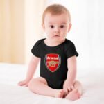 Arsenal Baby Bodysuit Strampler Schlafanzug Mit Kurzen Ärmeln