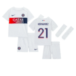 PSG Lucas Hernández 21 Auswärtstrikot Kinder Mini Kit 2023-2024