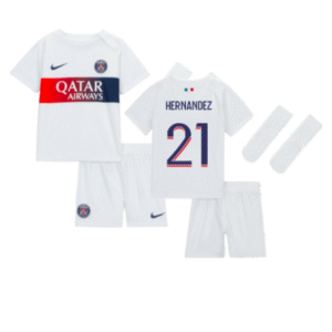 PSG Lucas Hernández 21 Auswärtstrikot Kinder Mini Kit 2023-2024