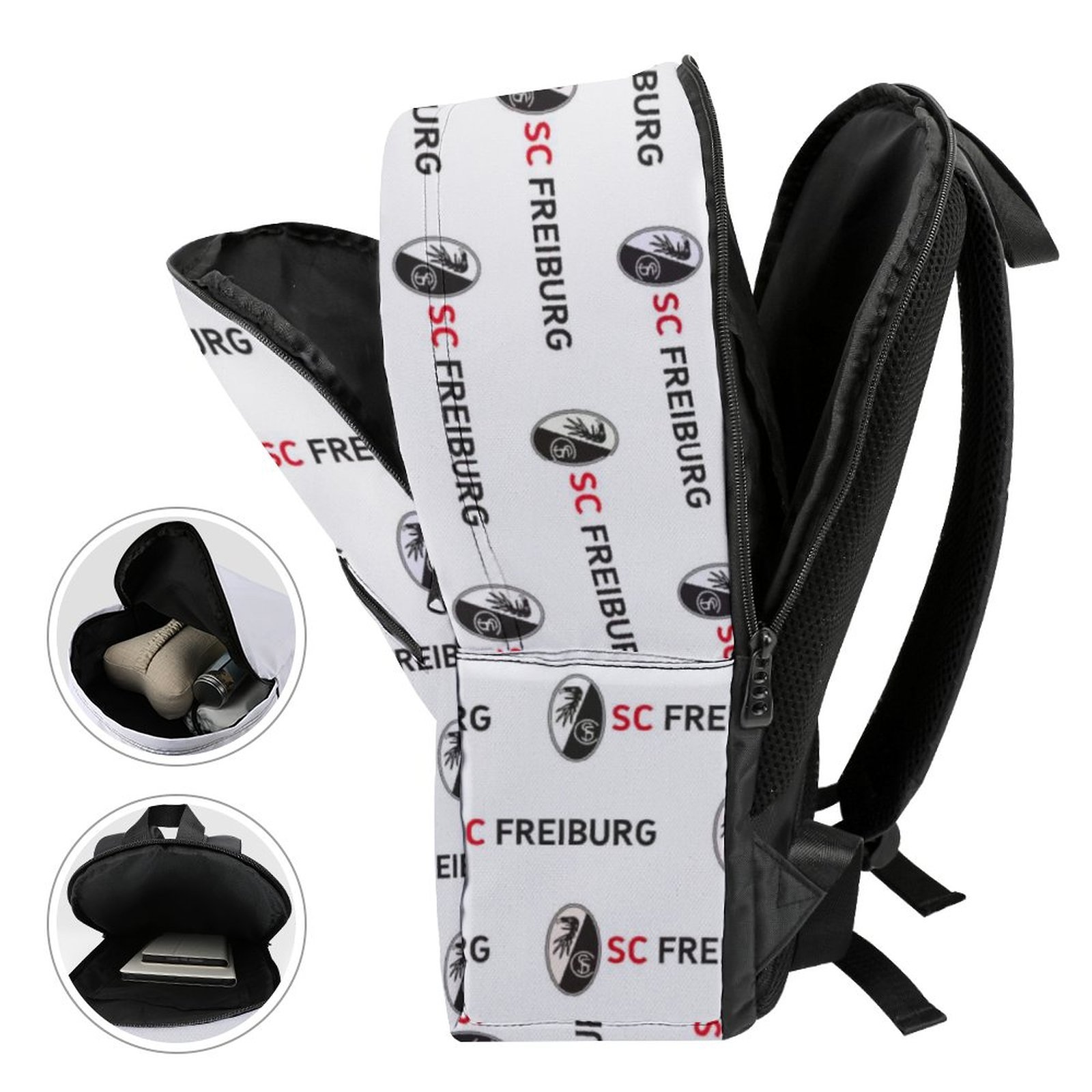 SC Freiburg Unisex Backpack Rucksack Outdoor Wanderrucksack SC Freiburg Unisex Backpack Rucksack Outdoor Wanderrucksack