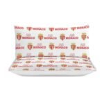 AS Monaco Bettwäscheset 3 Stück Kinder Erwachsene Steppdeckenbezug Steppdeckenbezug Multi Size Laken Set