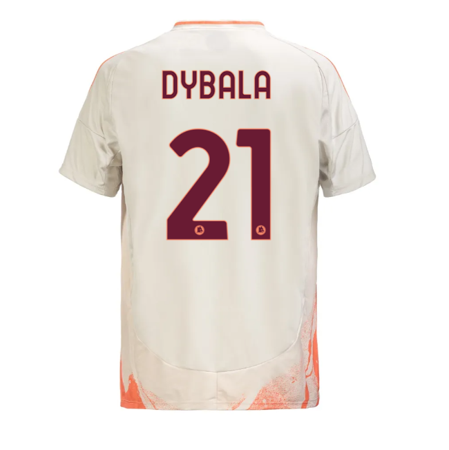 AS Rom Paulo Dybala 21 Away Trikot 2024-2025