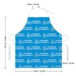 Olympique De Marseille Wasserdichte Schürze Wasserdichte Schürze Mit Taschen Für Küchenfarbe Und Mehr.