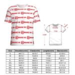 Mainz 05 Unisex 3D Vollständig Druck Kurzarm T-Shirts Beiläufige Tee Tops