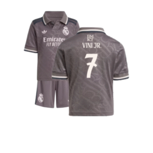 Real Madrid Vini JR 7 Third Trikot Kinder Minikit 2024-2025