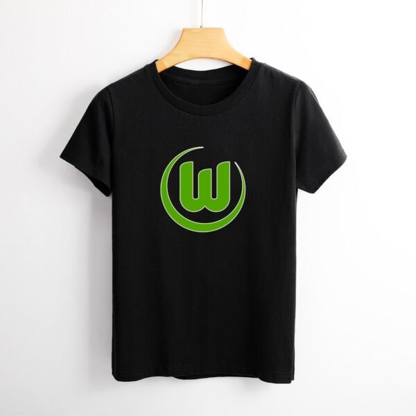 VfL Wolfsburg Damen Kurzarm Rundhals T-Shirt Casual Sommer Tops