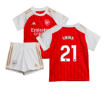 Arsenal Fabio Vieira 21 Heimtrikot Kinder Minikit 2023-2024